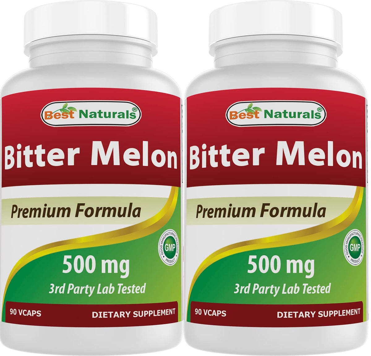 Best Naturals Bitter Melon 500 mg 90 Vcaps (90 Count (Pack of 2))