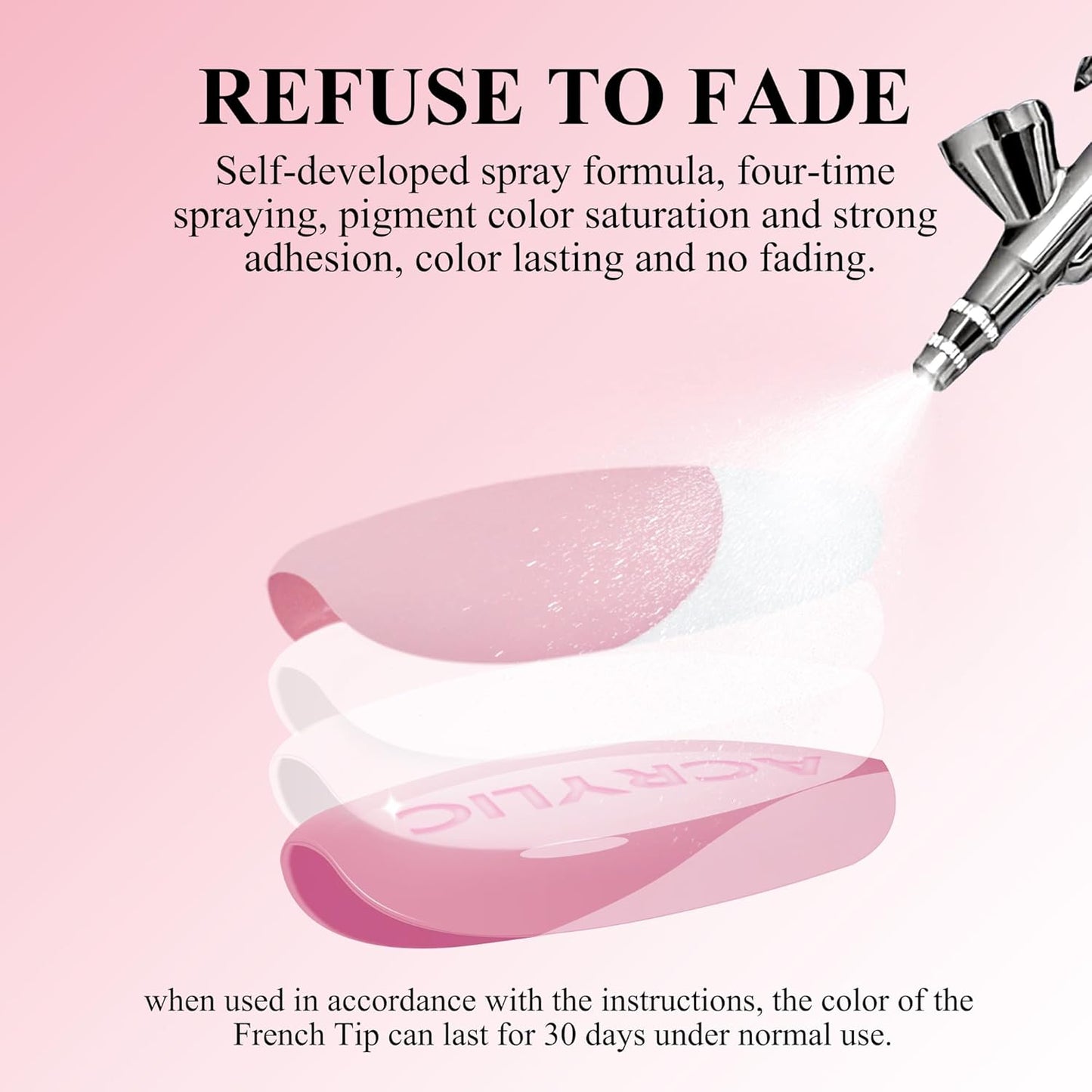 French Gel Nail Tips - Jofay Fashion French Tip Press on Nails 10-Piece Set 320Pcs, 3 in 1 Nude long Square Nail Tips, No Need to File Acrylic Fake Nails for Nail Art DIY & Nail Extension, 16 Sizes