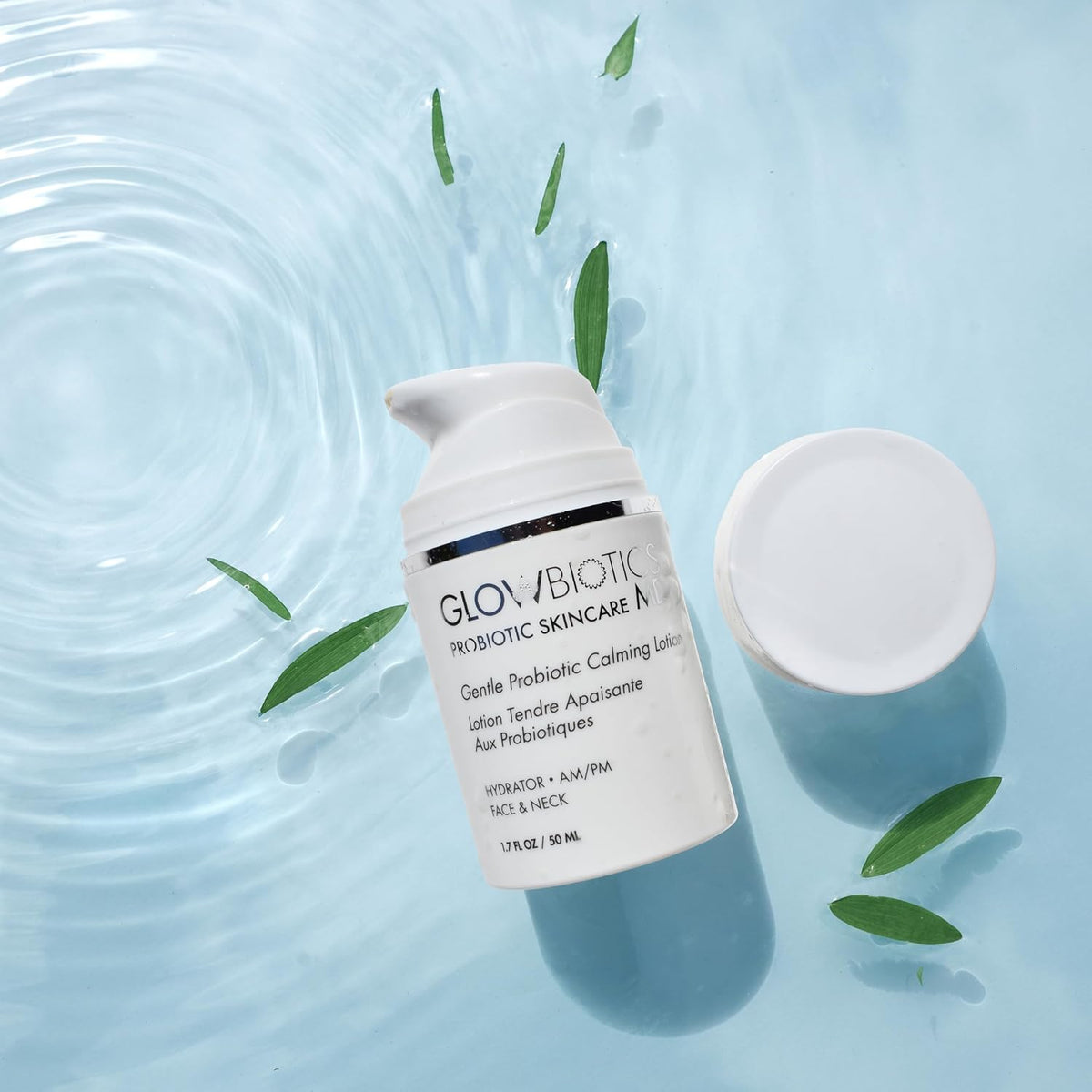 Glowbiotics Gentle Probiotic Calming Lotion: Lightweight Moisturizer for Soothing Hydration, Reduces Redness & Irritation | With Hyaluronic Acid & Shea Butter