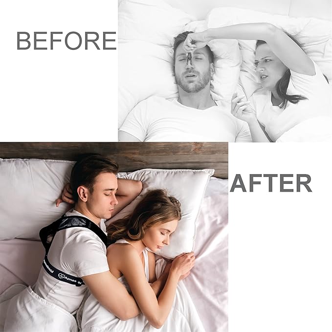 Sleep Position Trainer for Sleeping On Your Side | Side Sleep Trainer | Snore Stopper | Anti Snoring Device | Lightweight, Comfortable, Effective in Reducing Supine Sleep Time