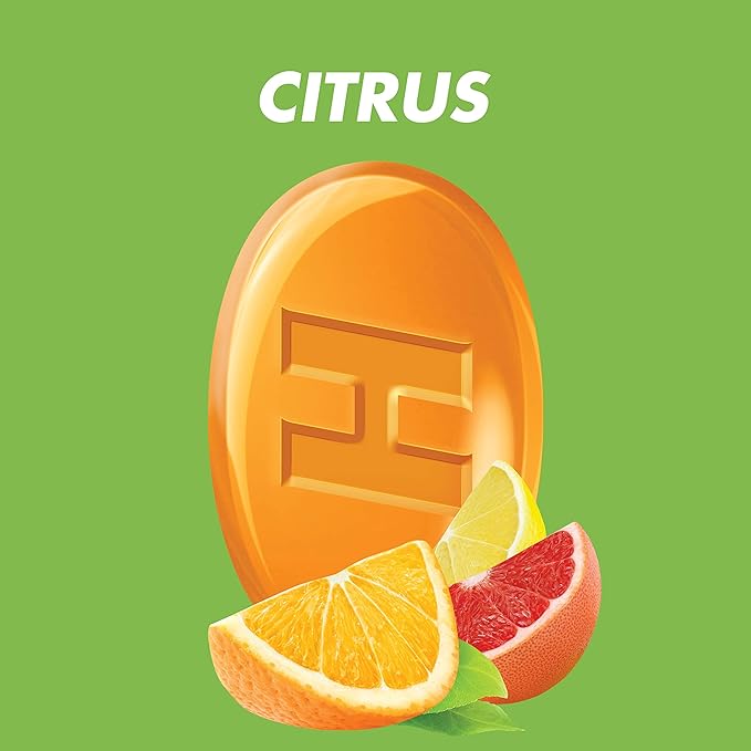HALLS Defense Assorted Citrus Vitamin C Drops, 12 Packs of 14 Drops (168 Total Drops)