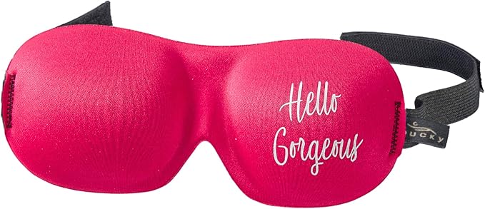 Bucky Ultralight Comfortable Contoured Travel and Sleep Eye Mask, Hello Gorgeous, One Size