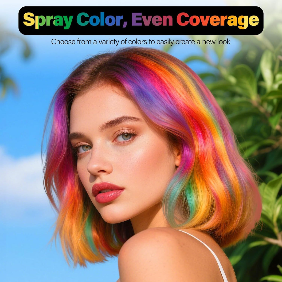 Temporary Hair Color For Kids Women Men, Washable Hair Dye Spray One-Day Hair Color Wax For Cosplay Party DIY, Christmas Party, Halloween Crazy Hair Day (Powder Blue, 4.06 oz)