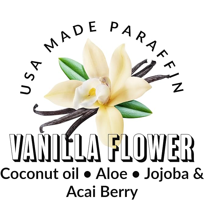 Premium Paraffin Wax Refills - Made in USA - Enhanced and Rich Oil Infusion of Coconut and Jojobo for Luxurious Spa and Home Use on Hands and Feet