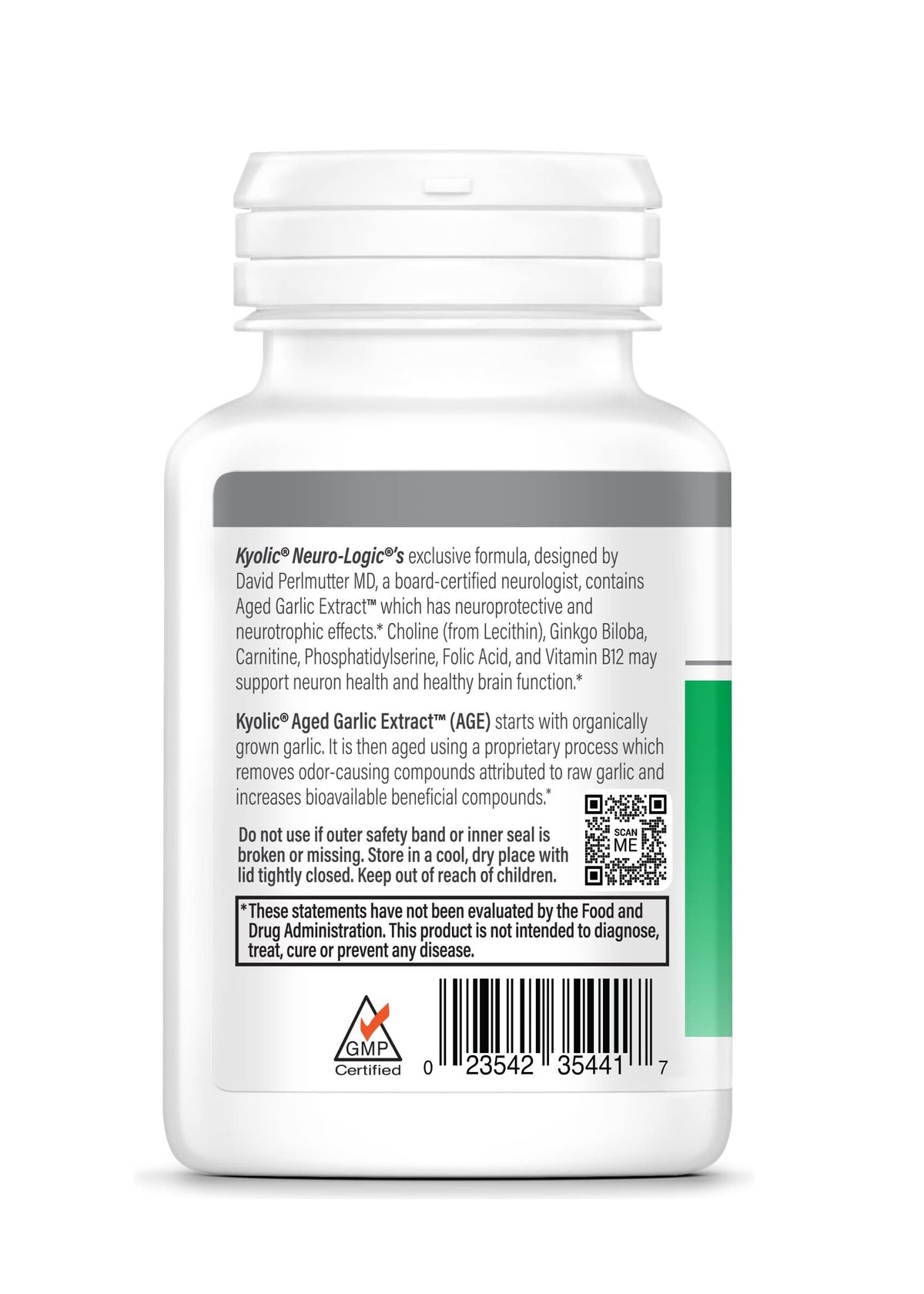 Kyolic Specialty Series Neuro-Logic, for Memory, Learning & Sharpness *, 120 Capsules