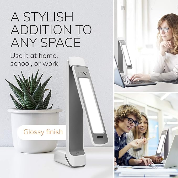 Circadian Optics Lumos 2.0 Light Therapy Lamp | As Seen On Shark Tank | 10,000 Lux Full Spectrum UV-Free Light | Boost Mood, Improve Sleep, Increase Energy & Enhance Focus