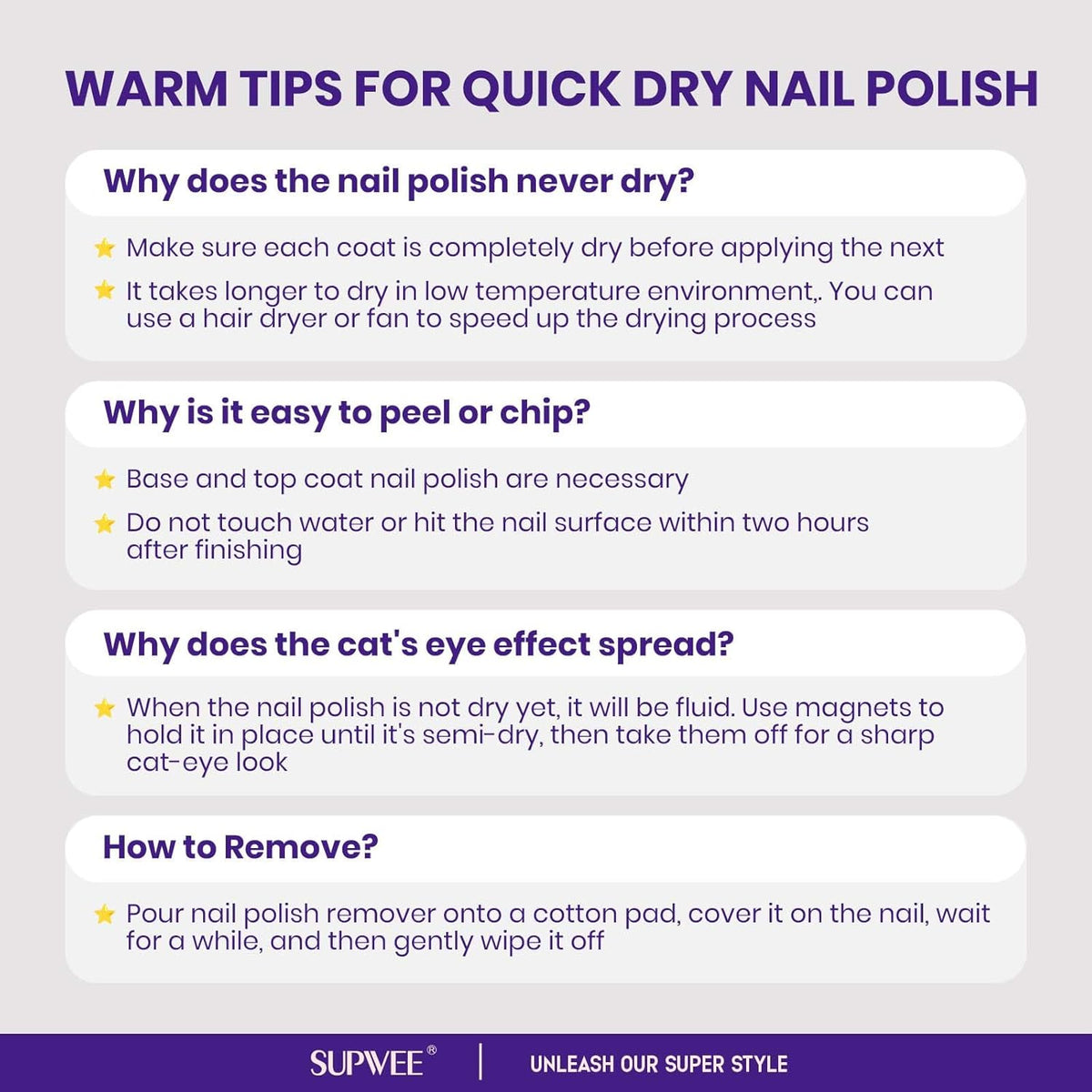 Quick Dry Cat Eye Nail Polish, Silver Magnetic Nail Polish Shimmer Glitter with Magnet High Glossy Fingernail Air Dry Fast Manicure DIY Salon Fall Colors