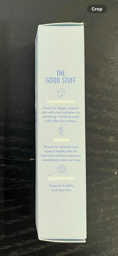 ColourPop Hyaluronic Acid Face Serum Stick - Hydrating Serum for Glowy Summer Makeup Prep with Squalane for Improved Moisture Retention & Cucumber Extract to Help Reduce Puffiness - Dew Over (0.25 oz)