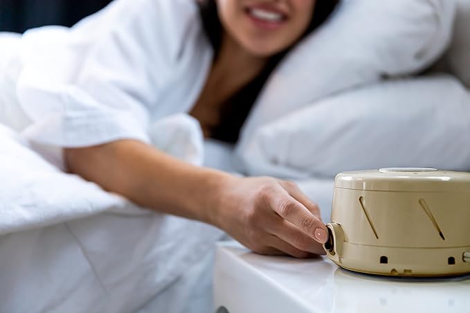 Yogasleep Dohm Classic (Tan) The Original White Noise Machine, Soothing Natural Sound from a Real Fan, Noise Cancelling for Office Privacy, Travel & Meditation, Sleep Therapy for Adults & Baby