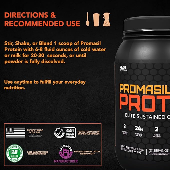 Rival Nutrition Promasil Soft Serve Vanilla 2lb