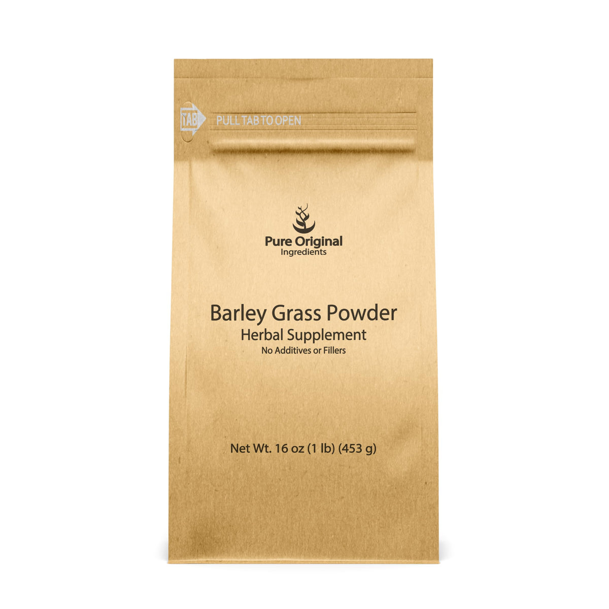 PURE ORIGINAL INGREDIENTS Barley Grass Powder, 1 lb, Herbal Supplement, Always Pure, No Fillers