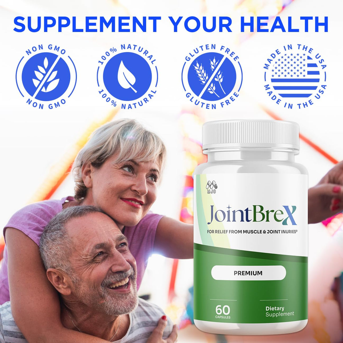 (3 Pack) JointBrex Capsules, Official Joint Brex Pills with All Natural Ingredients, Advanced Overall Health and Wellness Vitamin Supplement Formula with Maximum Strength Multivitamins (180 Capsules)