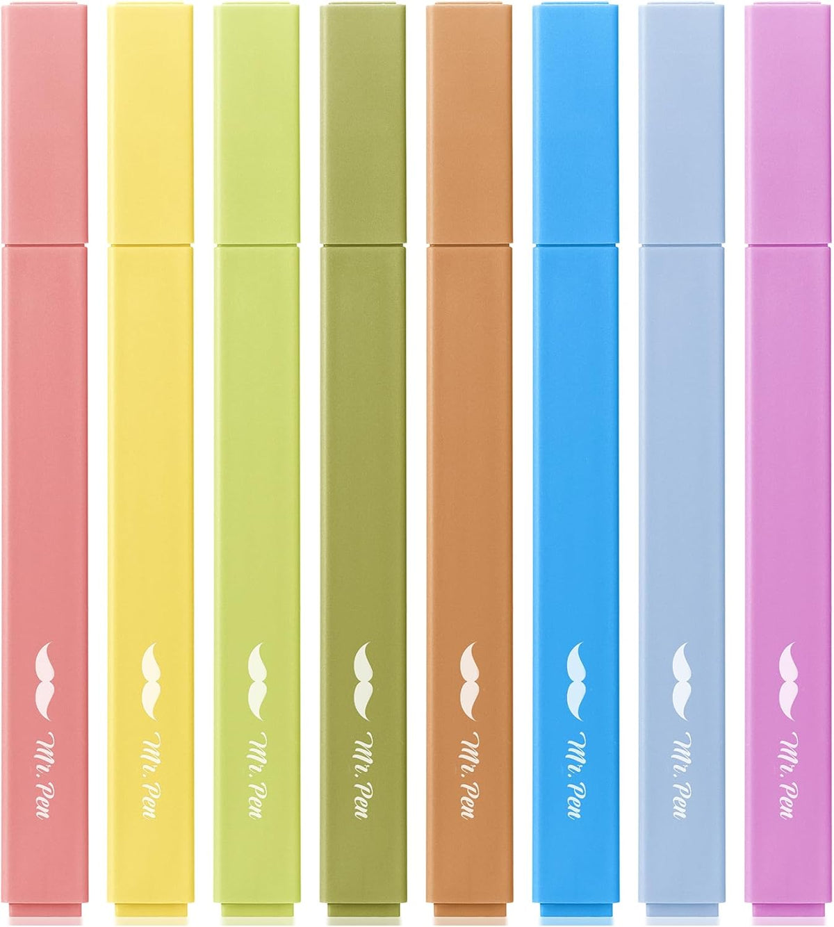 Mr. Pen- Aesthetic Highlighters, 8 Pack, Chisel Tip, Autumn Colors, Cute Highlighters Assorted Colors, Back to School Supplies