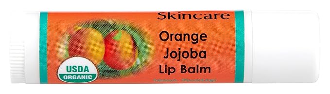 Orange Hand Salve with over 50% Jojoba Oil plus 2 Organic Orange Lip Balms with over 70% Jojoba Oil. 100% Natural. By Desert Oasis Skincare (1 fl oz/29 ml)