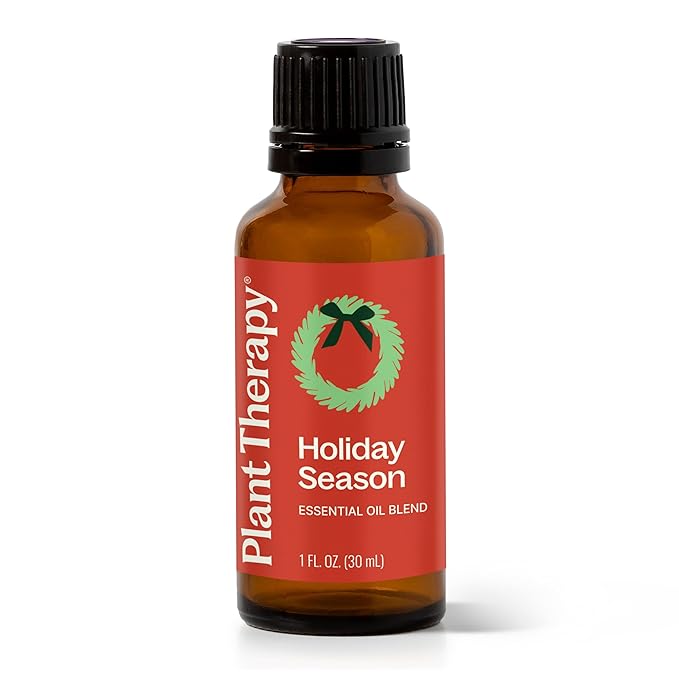 Plant Therapy Holiday Season Synergy Essential Oil 30 mL (1 oz) 100% Pure, Undiluted, Therapeutic Grade
