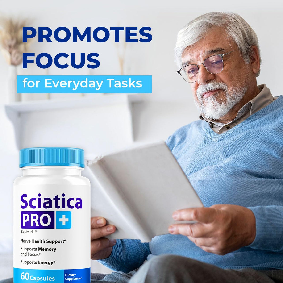 (3 Pack) Sciatica Pro Plus Capsules - Sciatica Pro+ Capsule Support Advanced Formula, SciaticaPro Plus Pills All Natural Vitamin Premium for Welness & Overall Health, 180 Capsules for 3 Months
