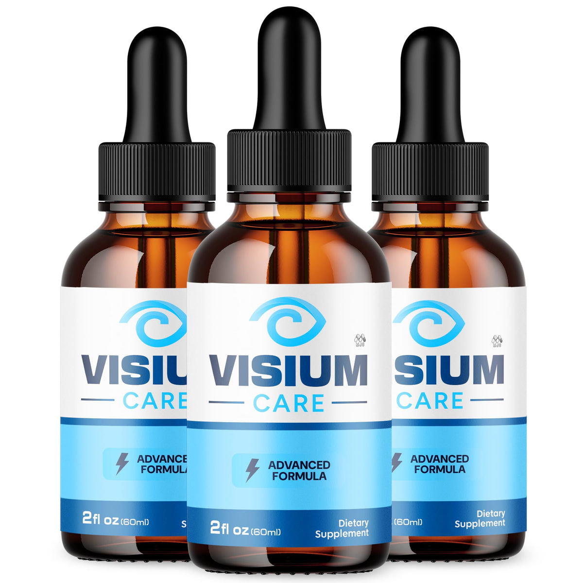 (3 Pack) Visium Care Drops , Official VisiumCare Drops with All Natural Ingredients , Overall Health and Wellness Vitamin Formula Maximum Strength Active Lifestyle Multivitamins Support (90 Servings)