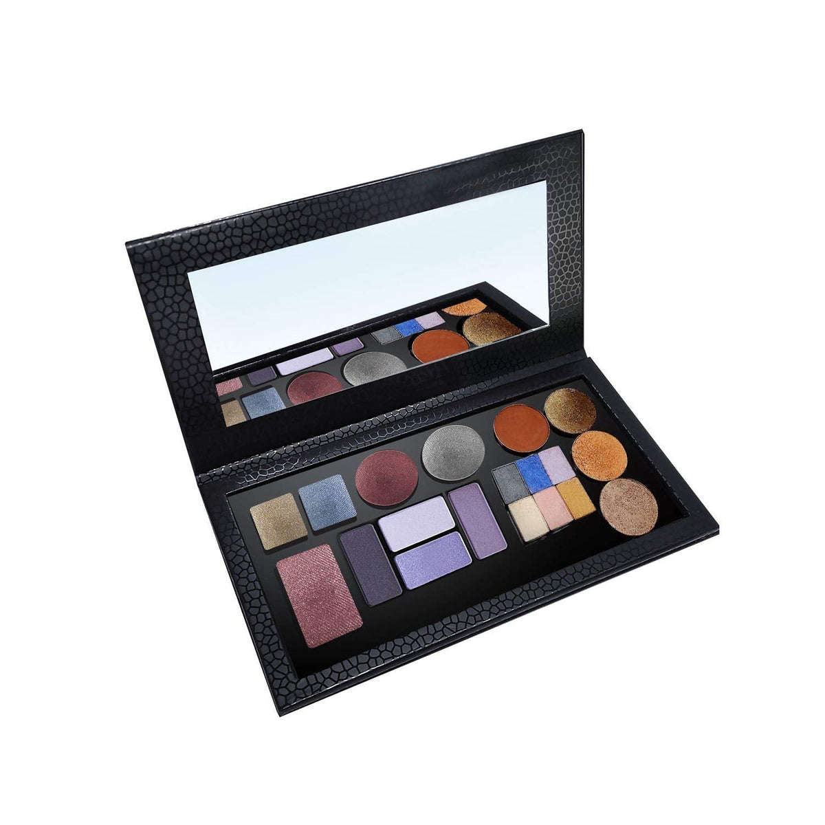 Magnetic Palette Empty Eyeshadow Makeup Palette with Shatterproof Mirror for Eyeshadow Lipstick Blush Powder (Black)