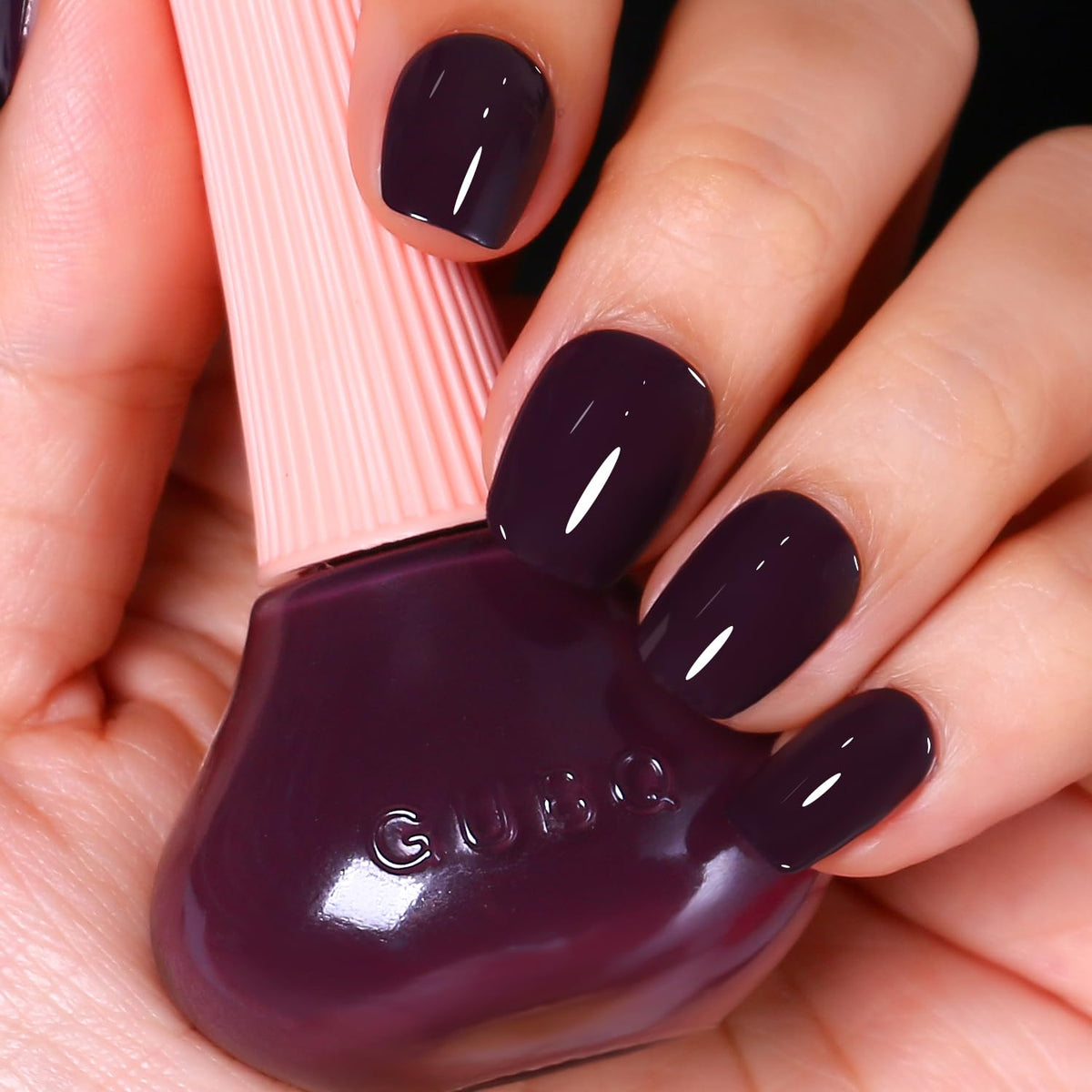 Major Dijit Deep Plum Quick Dry Regular Nail Polish - Nail Art Lacquer, 0.41 Fl Oz