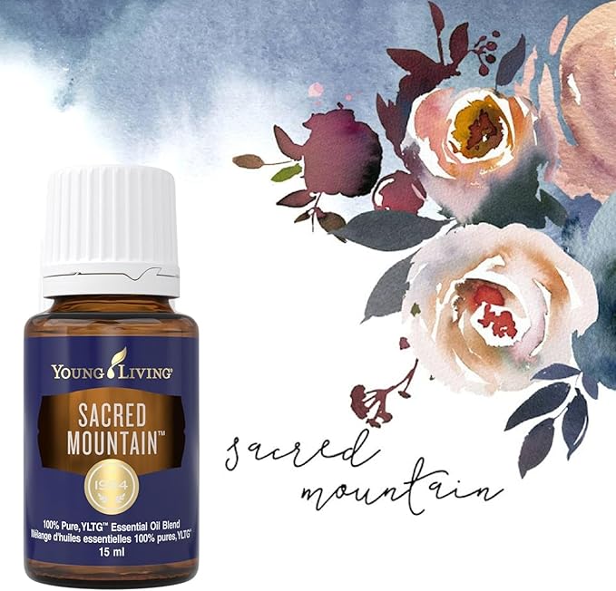 Young Living Sacred Mountain Essential Oil Blend | 15 ml | Inspiring and Grounding Aroma | Perfect for Diffusers or Topical Use | Seed to Seal Quality