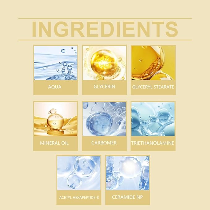 AH-8 Firming Neck Cream for Crepey Skin Body Care Comfort- Contains Hexapeptide, Moisturizing, Ah-8 Moisturizing & Tightening Lotion Cosmetic Skin Repair(1PC)