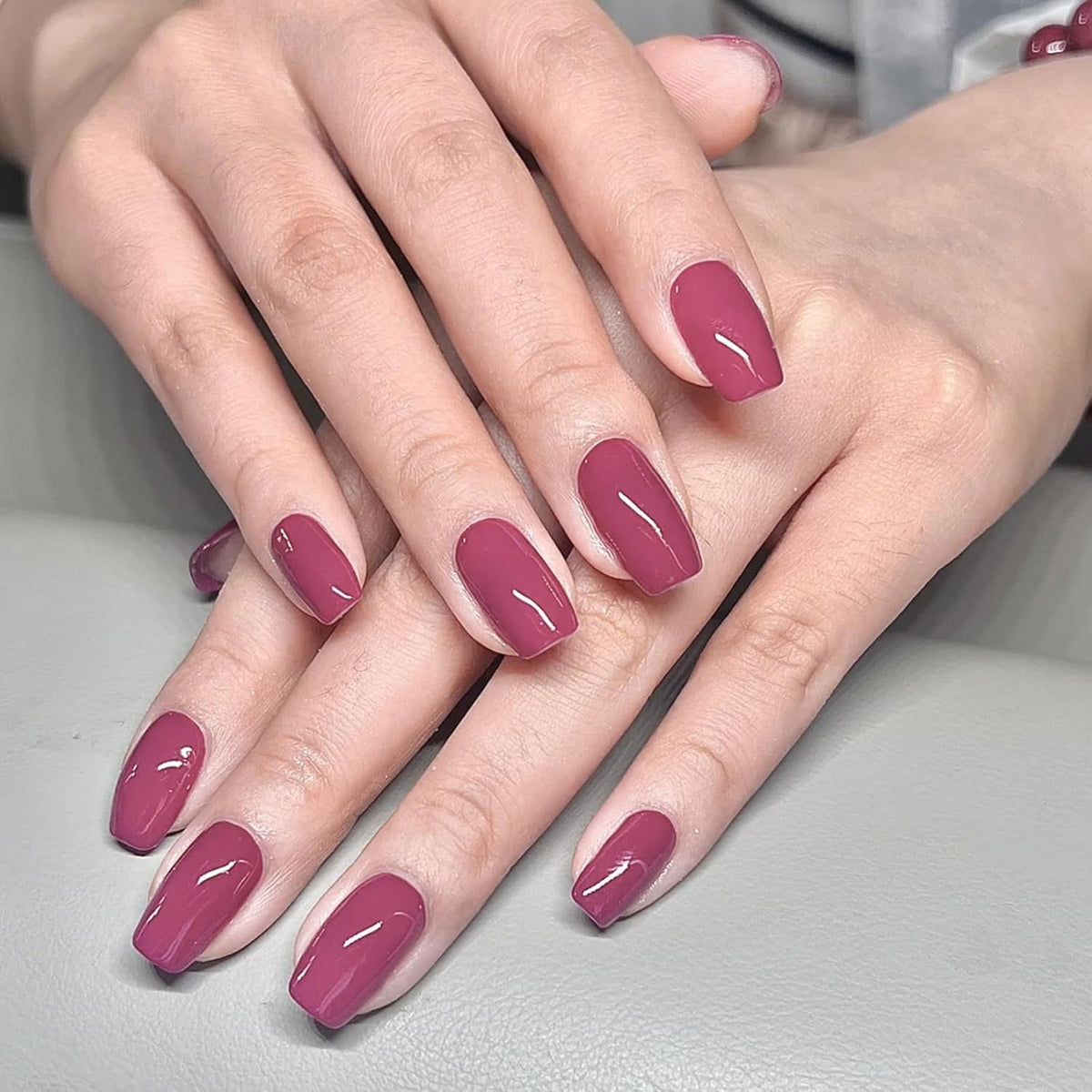 Major Dijit Quick Dry Nail Polish Dark Pink Summer Nail Lacquer for Nail Art Regular Nail Polish 0.41 fl oz.