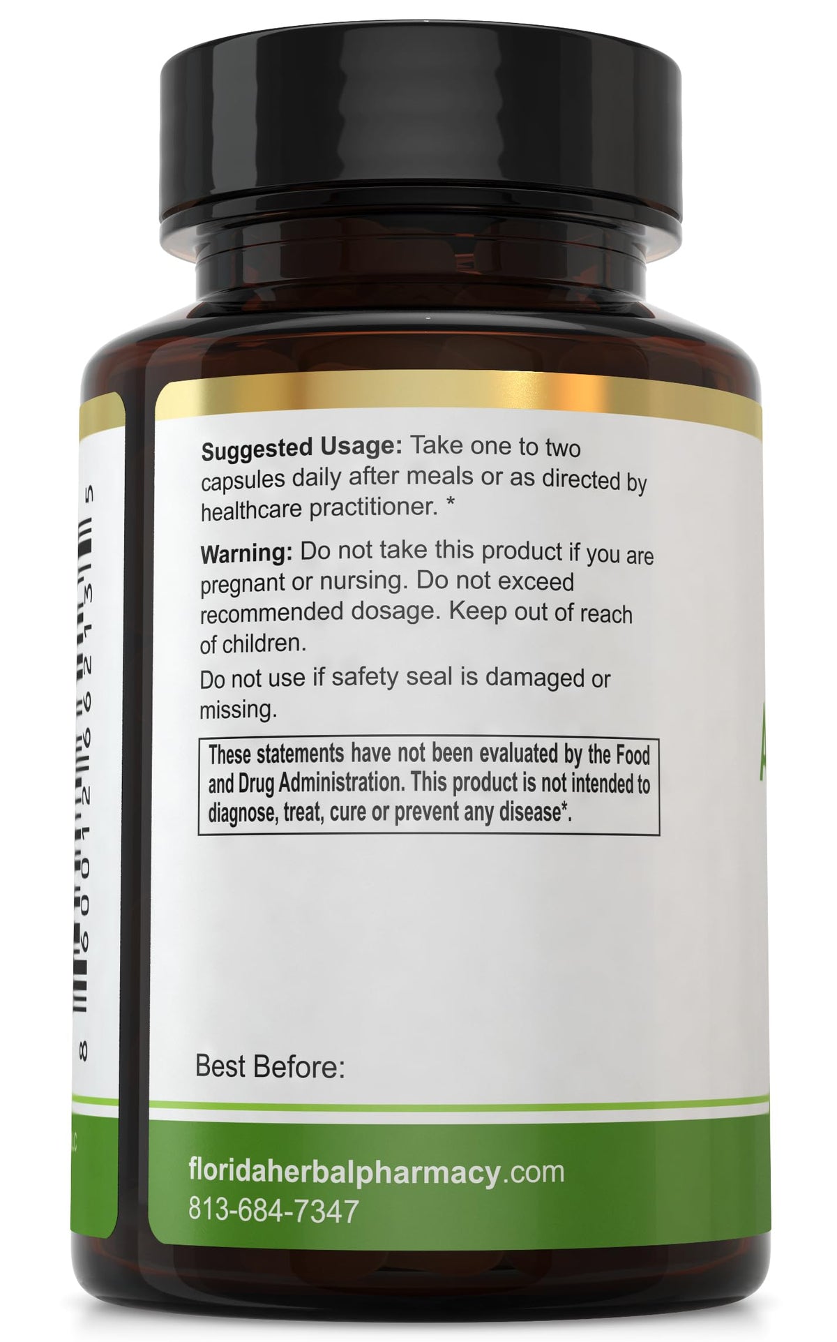 Florida Herbal Pharmacy, Avocado Fruit Extract Supplement Capsules 10:1 (120 Capsules)