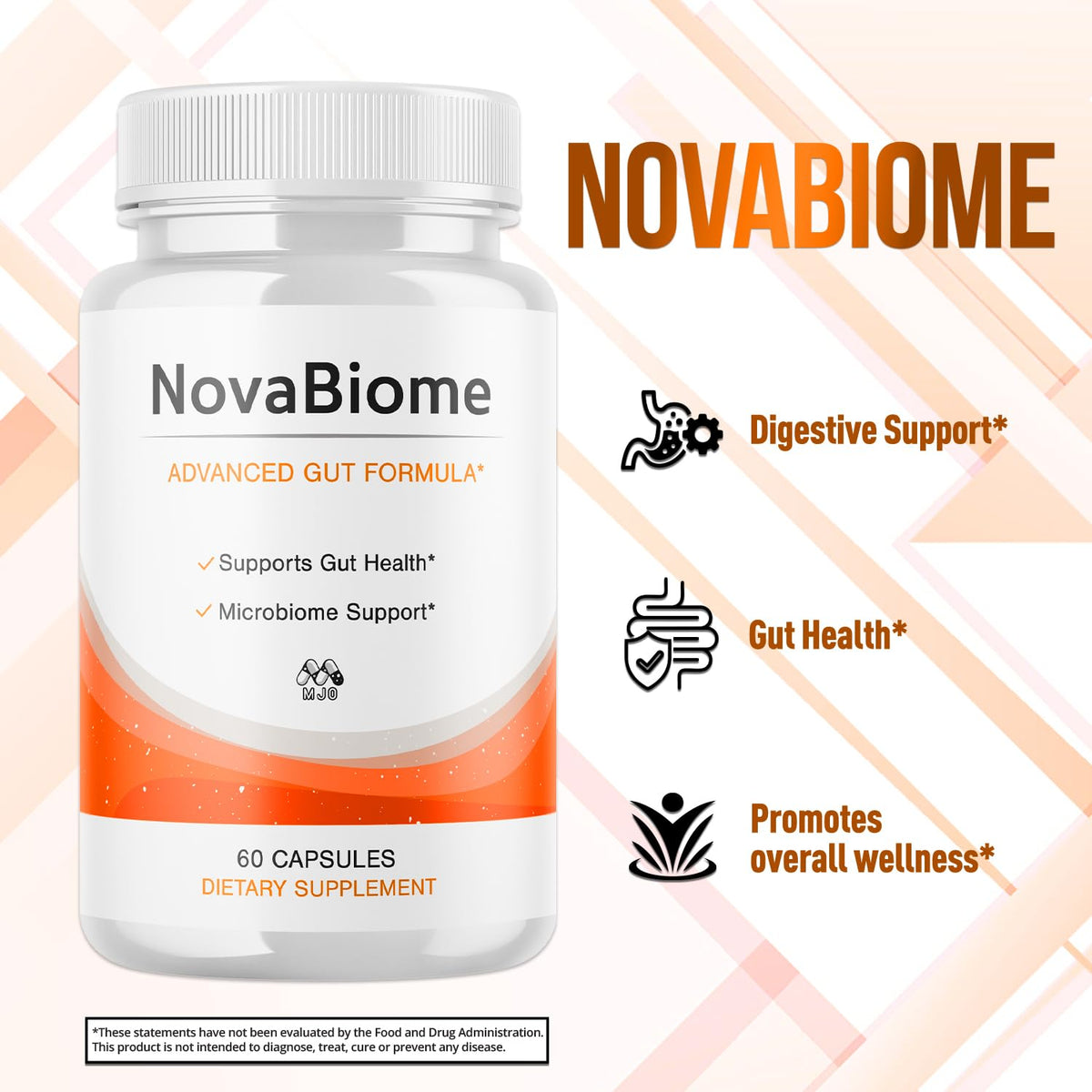 (3 Pack) NovaBiome Capsules, Official NovaBiome Pills with All Natural Ingredients, Advanced Formula Probiotic Skin and Health Support, Maximum Strength Supplement for Overall Wellness (180 Capsules)