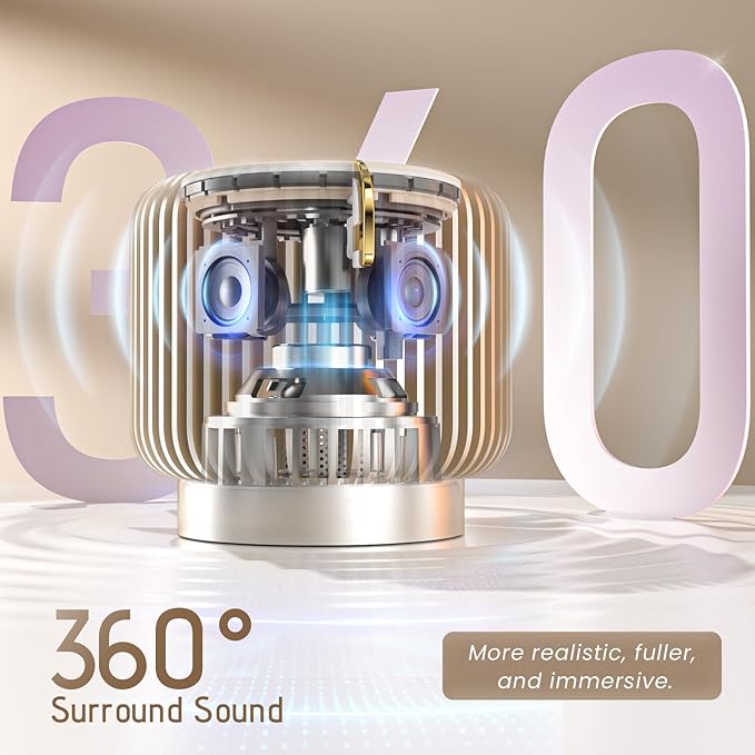 White Noise Sound Machine, Bluetooth Speaker with Dimmable Night Light 26 Soothing Sounds 4 Timers Brown Noise Sleep Sounds Machine for Adult Baby, Bedroom Home Office, Gifts