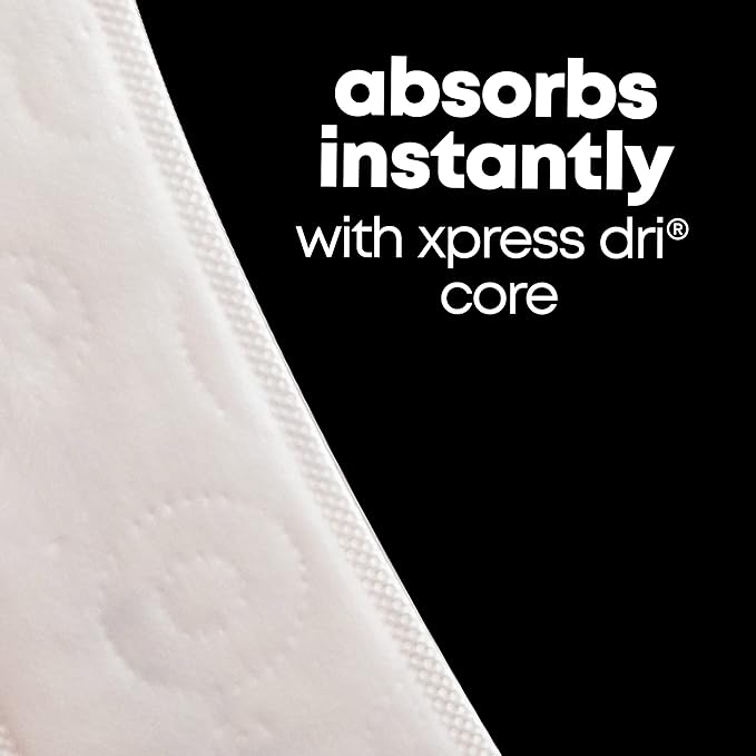 U by Kotex Clean & Secure Panty Liners, Light Absorbency, Extra Coverage, 112 Count (Packaging May Vary) (Pack of 2)