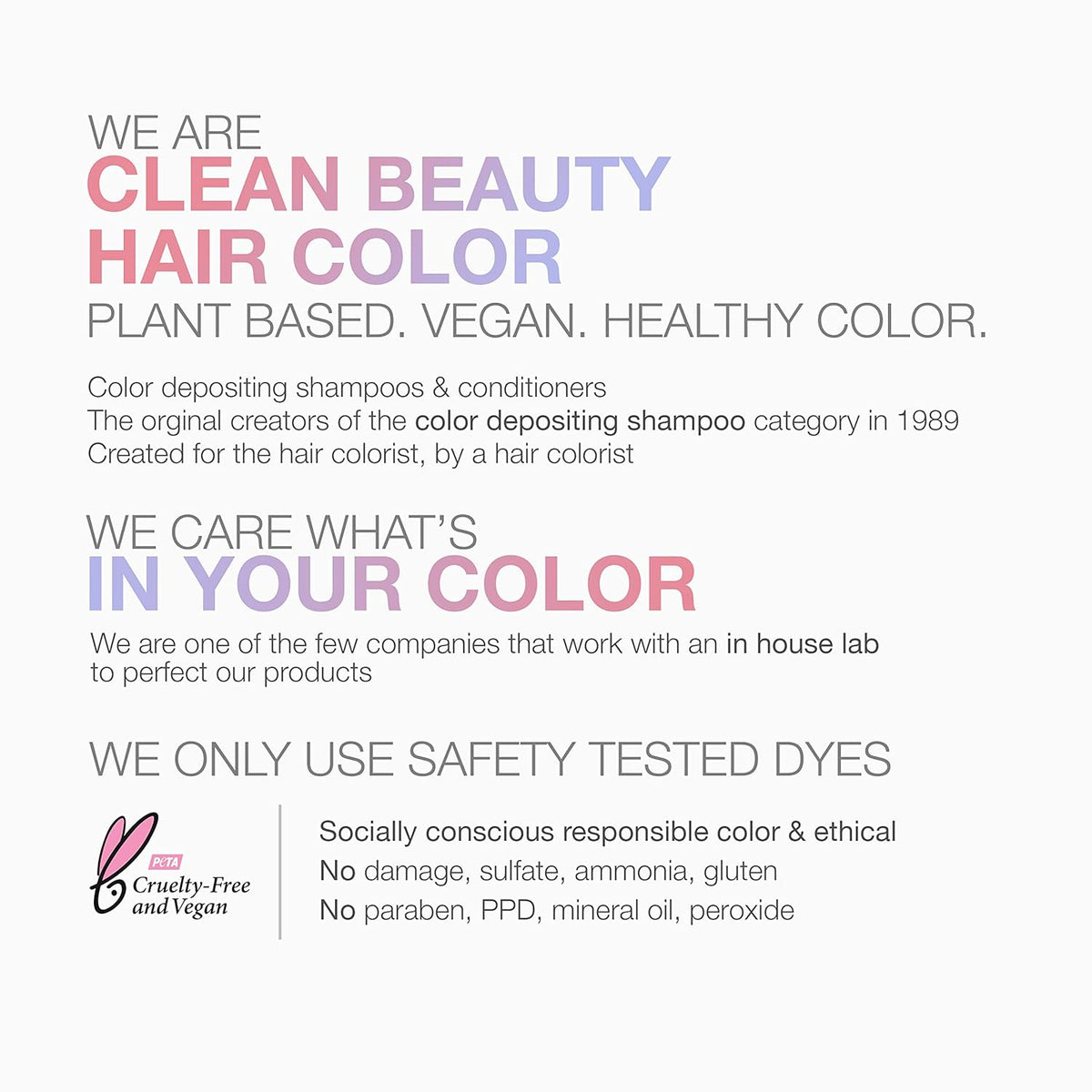 Celeb Luxury Colorwash Color Depositing Conditioner - Color Refresher , Vegan Hair Dye Mask, Bondfix Bond Rebuilder, Gem Lites Silvery Diamond