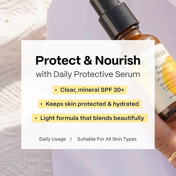Mad Hippie Springtime Essentials Skin Care Kit – Daily Protective SPF 30+ & Vitamin C Face Serum Wrapped in an Artful Tote Bag with 3 Samples