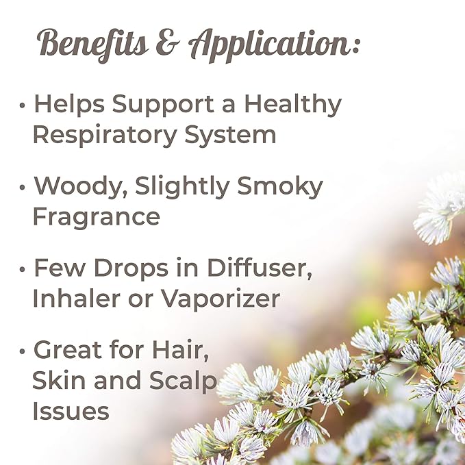 Plant Therapy Organic Atlas Cedarwood Essential Oil 100% Pure, USDA Certified Organic, Undiluted, Natural Aromatherapy for Diffusion, Skin, and Hair, Therapeutic Grade 10 mL (1/3 oz)