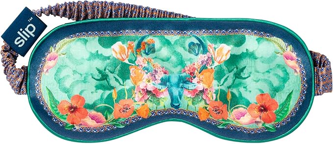 slip Pure Silk Sleep Mask - 100% Pure 22 Momme Mulberry Silk Eye Mask - Comfortable Sleeping Mask with Elastic Band + Pure Silk Filler and Internal Liner, Zodiac Collection: Taurus