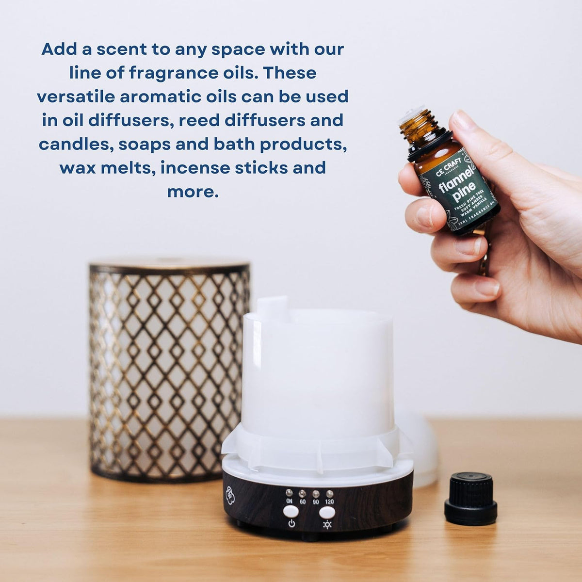 CANDECraftCo Premium Fragrance Oil – Diffuser Oils Fragrances Scented for Home, Candle Soap Making Supplies, Aromatherapy Blends for House (0.34 Fl Oz) (2-Pack, Birthday Cake)