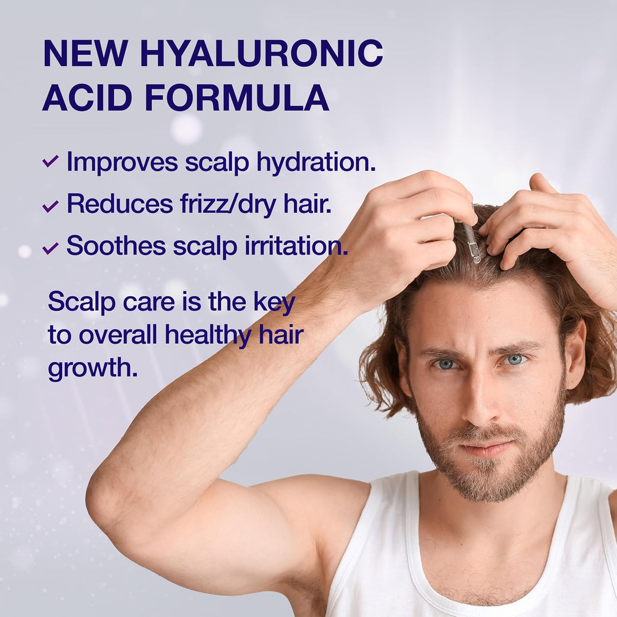 Biotin Hair Growth Serum for Men, Women & All Hair Types - DHT Blocker, Anti-Thinning & Hair Loss Treatment - Thickening & Regrowth Serum - Made in USA - Guyology Labs