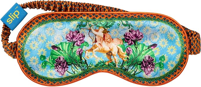 Slip Pure Silk Sleep Mask - 100% Pure 22 Momme Mulberry Silk Eye Mask - Comfortable Sleeping Mask with Elastic Band + Pure Silk Filler and Internal Liner, Zodiac Collection: Sagittarius