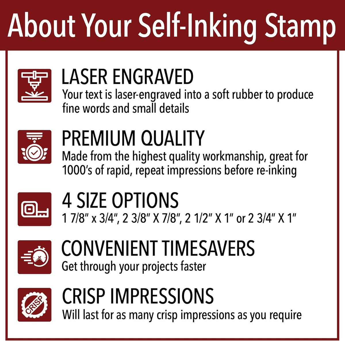 Please Sign & Return Office Stamp | 4 Different Sizes | 20 Designs | Multiple Color Options | Perfect for Quick Validation of Office Documents (Please Sign & Return, Medium)