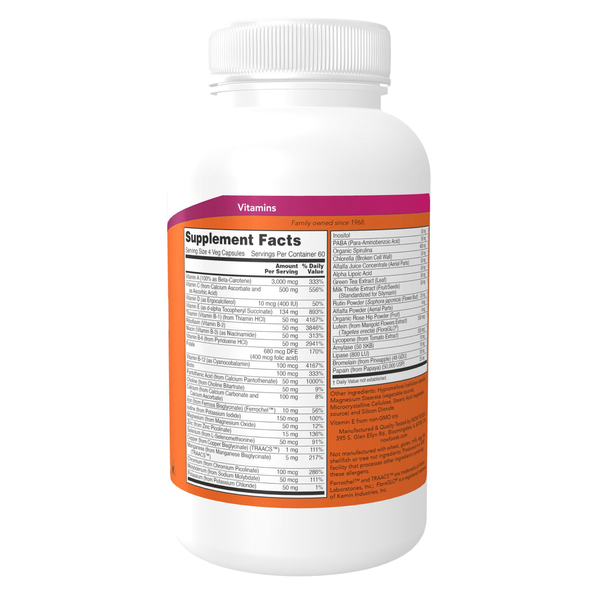 NOW Supplements, Special Two with Green Superfoods & Herbal Extracts, 240 Veg Capsules