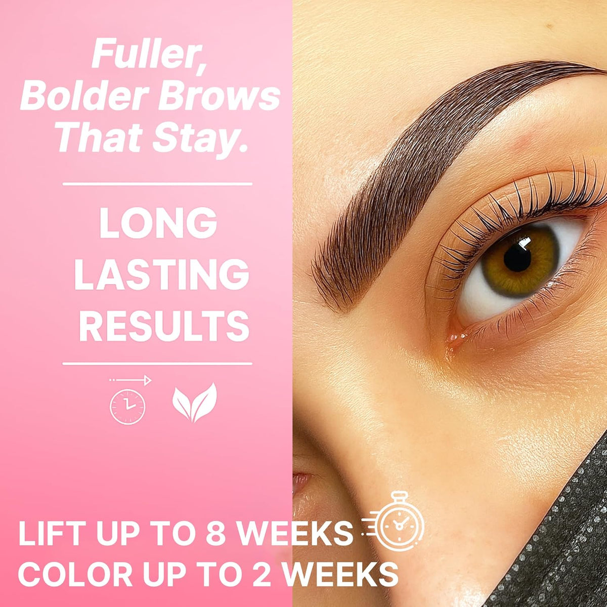 Korean At Home Lash Lift and Brow Lamination Kit - Brown Eye and Brow Tint Kit