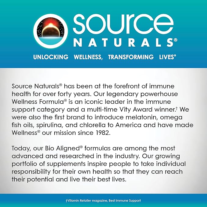 Source Naturals Top 10 Healers, Power Nutrition for Wellness* Supplement - 120 Tablets