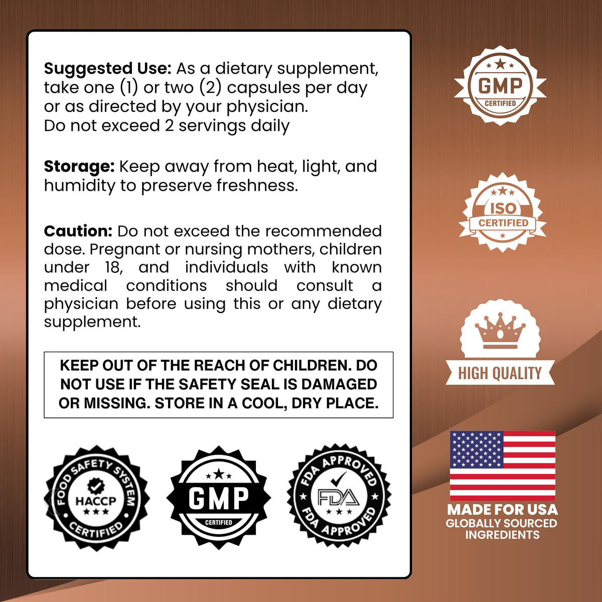 Original Core Strength Advanced Pills Capsule, Advance Premium Formula, Natural Ingredients for Overall Health & Balanced Healthy Lifestyle | 60 Capsules Each Bottle (Pack of 5)
