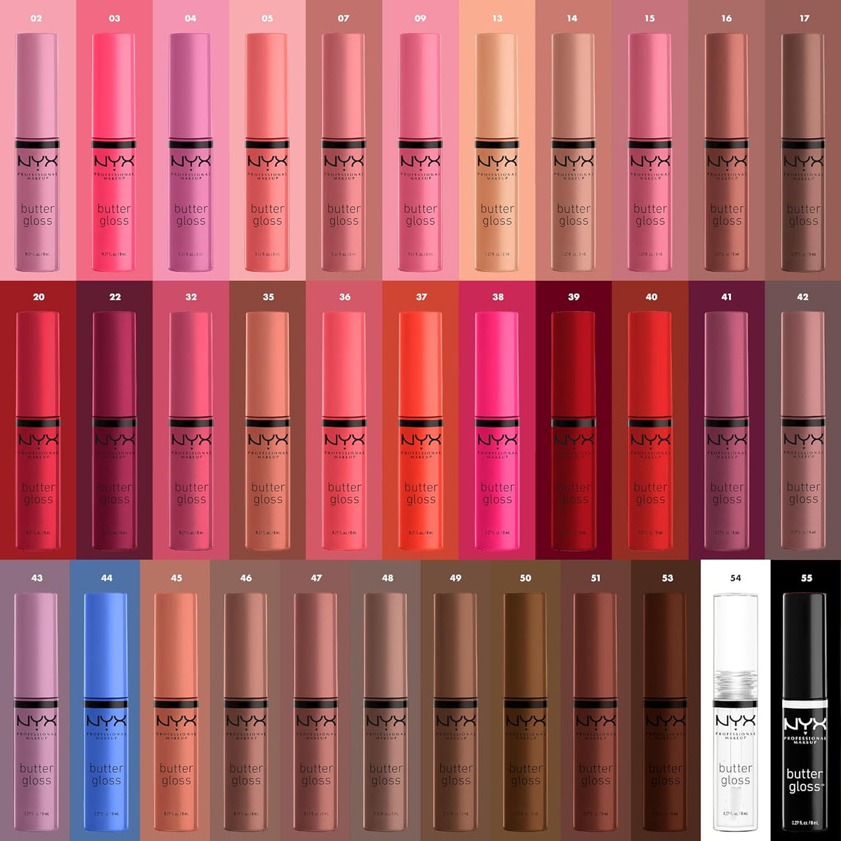 NYX PROFESSIONAL MAKEUP Butter Gloss, Non-Sticky Lip Gloss - Devil's Food Cake (Deep Plum)