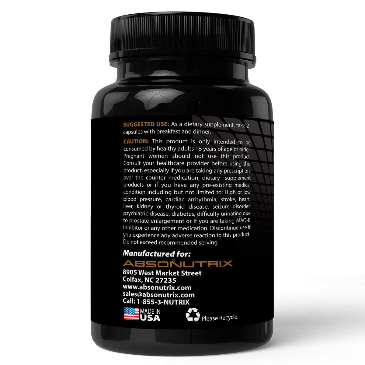 Absonutrix Cissus Quadrangularis Xtreme 1600mg - 120 Capsules