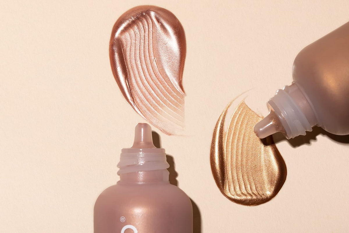 Live Tinted Hueglow Liquid Highlighter Drops - Lightweight Serum-Infused Highlighter, Non-Greasy Formula for Natural Radiance and Advanced Hydration, Dusk, 1.7fl oz / 50mL
