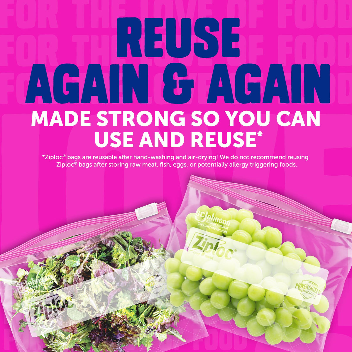 Ziploc Gallon and Quart Storage Slider Bags Bundle, Power Shield Technology for More Durability, 68 and 42 Count