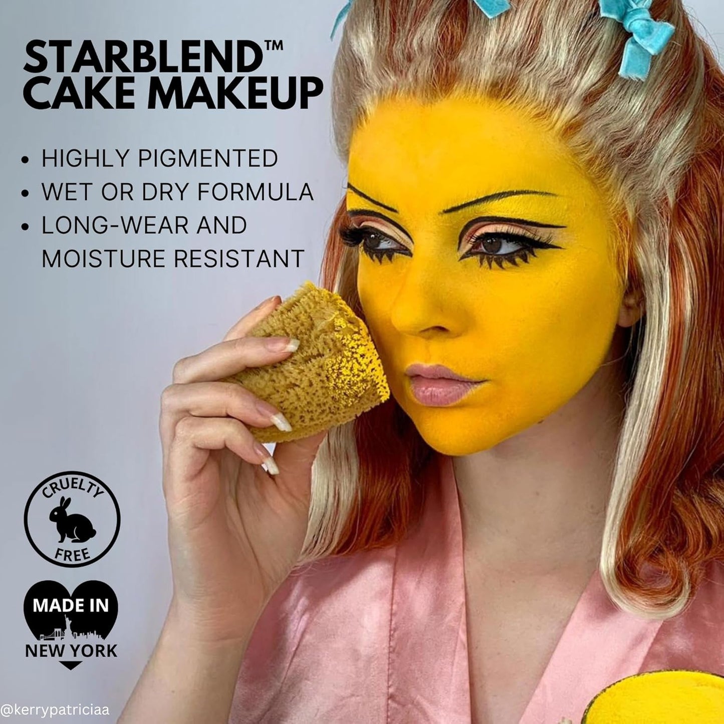 Mehron Makeup StarBlend Cake (2 oz) (White)