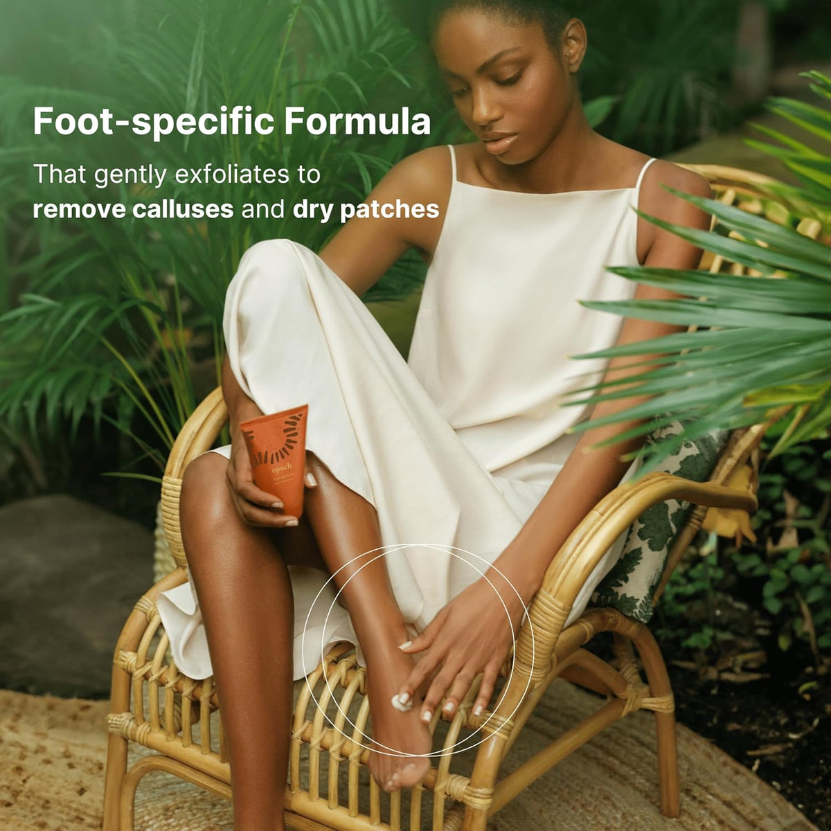 Nu Skin Epoch Sole Solution | Effective Foot Cream for Dry Cracked Heels and Feet | Foot Care with Urea Cream for Feet | Repair Foot Health | Moisturizer & Lotion for Clean Feet | 4 Fl Oz | 2 Pack