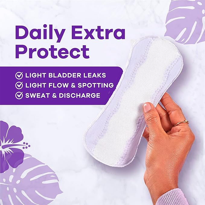 Always Anti-Bunch Xtra Protection Daily Liners, Regular Length, Unscented, 34 Count x 4 (136 Count Total) (Packaging May Vary)