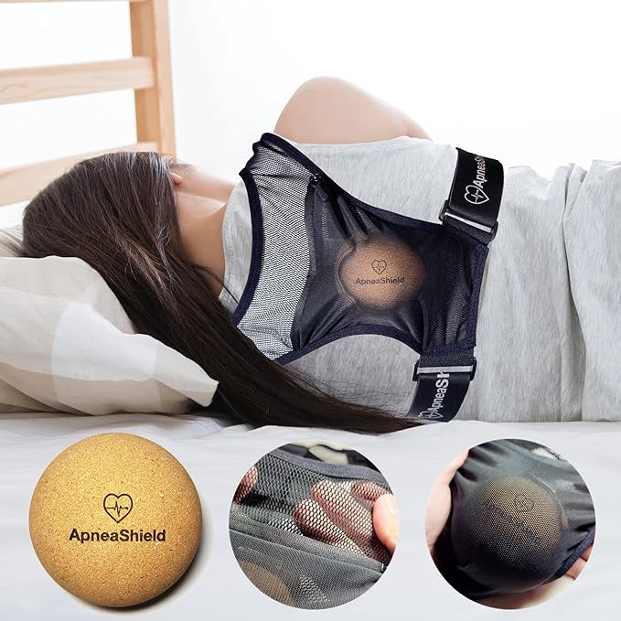 Sleep Position Trainer for Sleeping On Your Side | Side Sleep Trainer | Snore Stopper | Anti Snoring Device | Lightweight, Comfortable, Effective in Reducing Supine Sleep Time